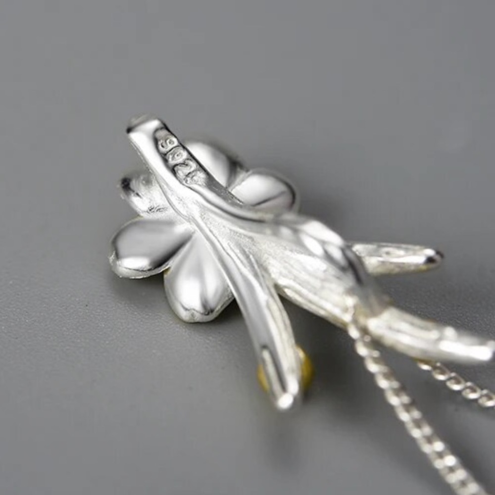 Artisan Handmade 925 Silver Natural Pearl Flower The Zaidea Necklace - Picture 8 of 12